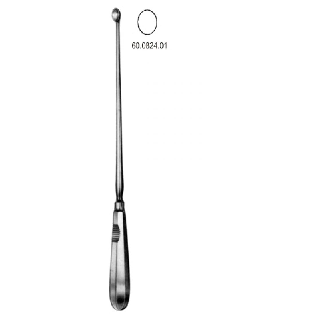 60.0824.01 Schroeder Rahim Kepçesi Keskin 6.8mm, 30cm