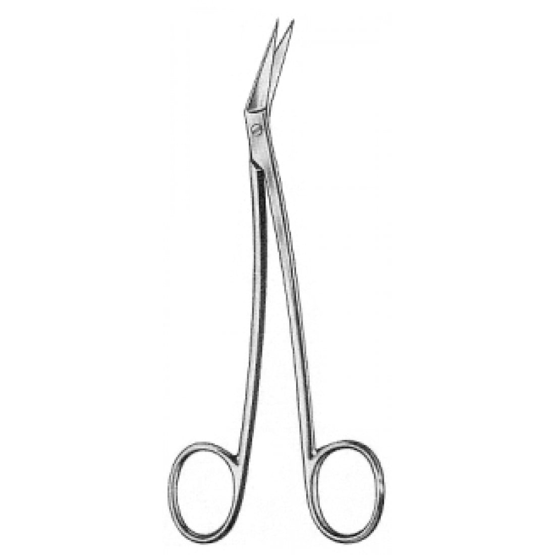 10.0118.16 Locklin Operasyon Makası Tırtıklı Açılı  16cm