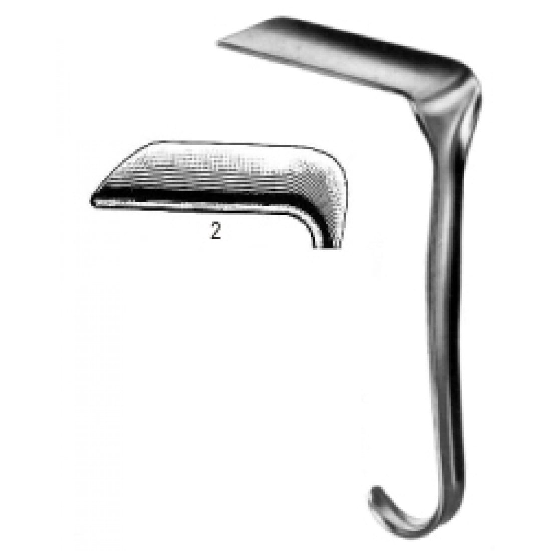 60.0080.02 Jackson Vajinal Spekulum 90x35mm