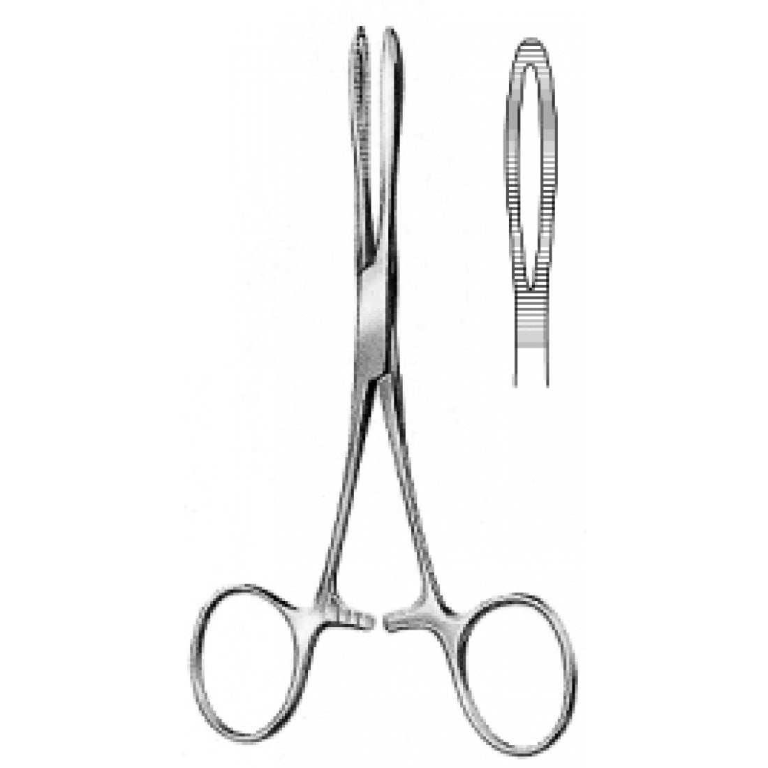 14.0178.14 Kroenlien Hemostatik Forseps Düz  14cm