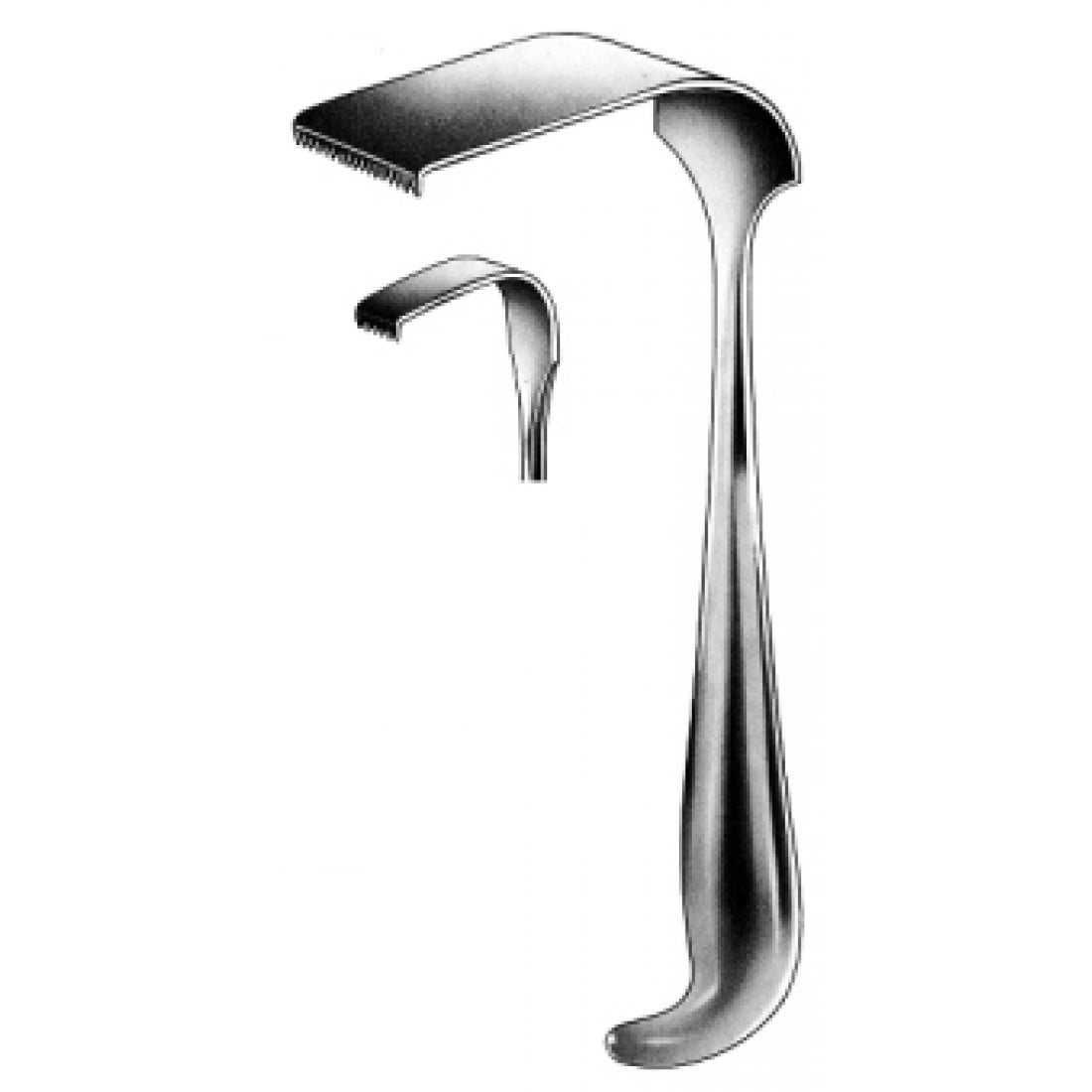 18.0510.01 Meyerding Retractor small 50x16mm, 20cm with