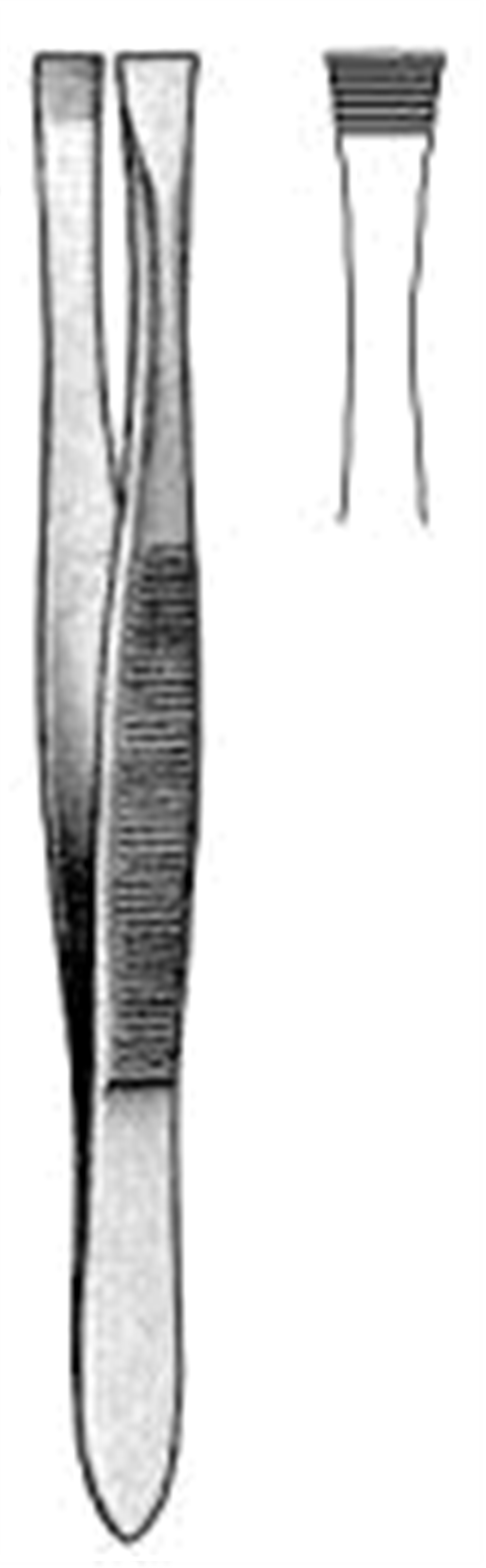 12.0448.09 Douglas Cilia Forseps Geniş tip 9cm