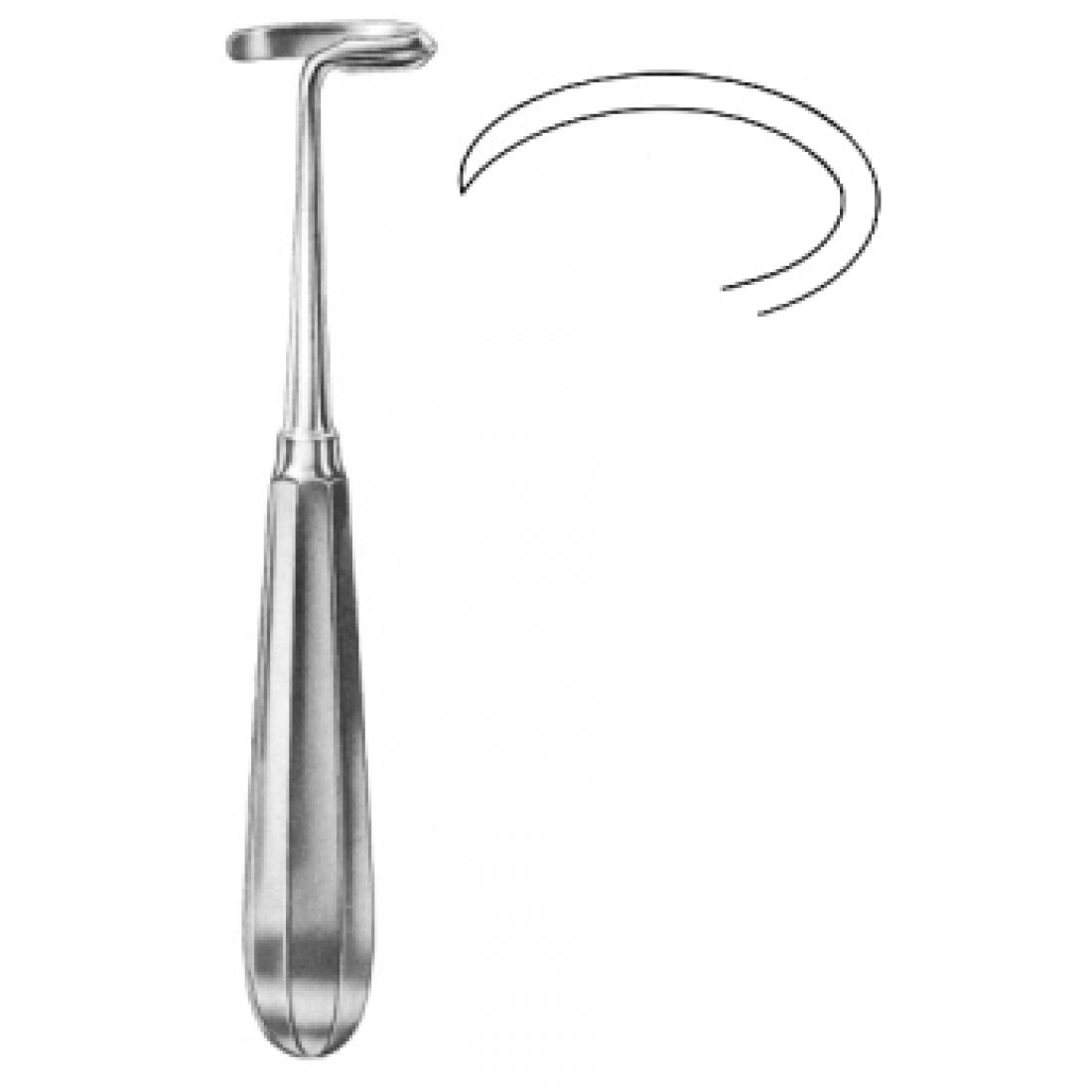28.0490.02 Doyen Elevatör, Sağ, Yetişkin 17cm
