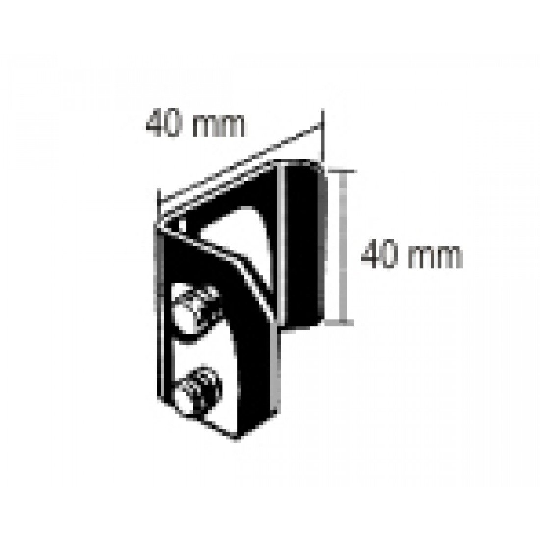 36.0490.40 Bıçak / FINOCHIETTO Sternum Ekartörü İçin 40x40mm Çift