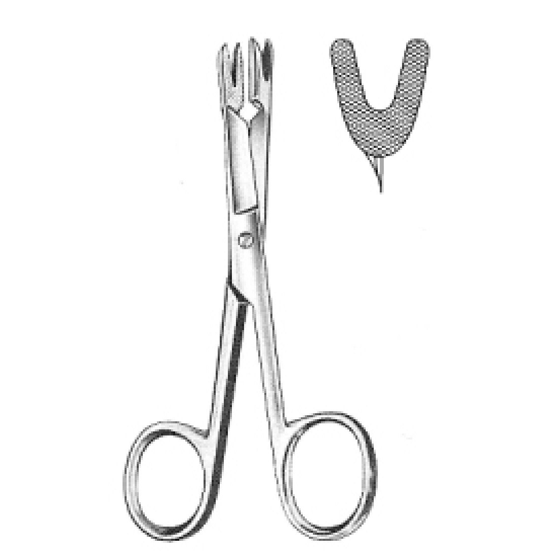 10.0830.13 Schoemaker Loth Ligatür Makası 13cm