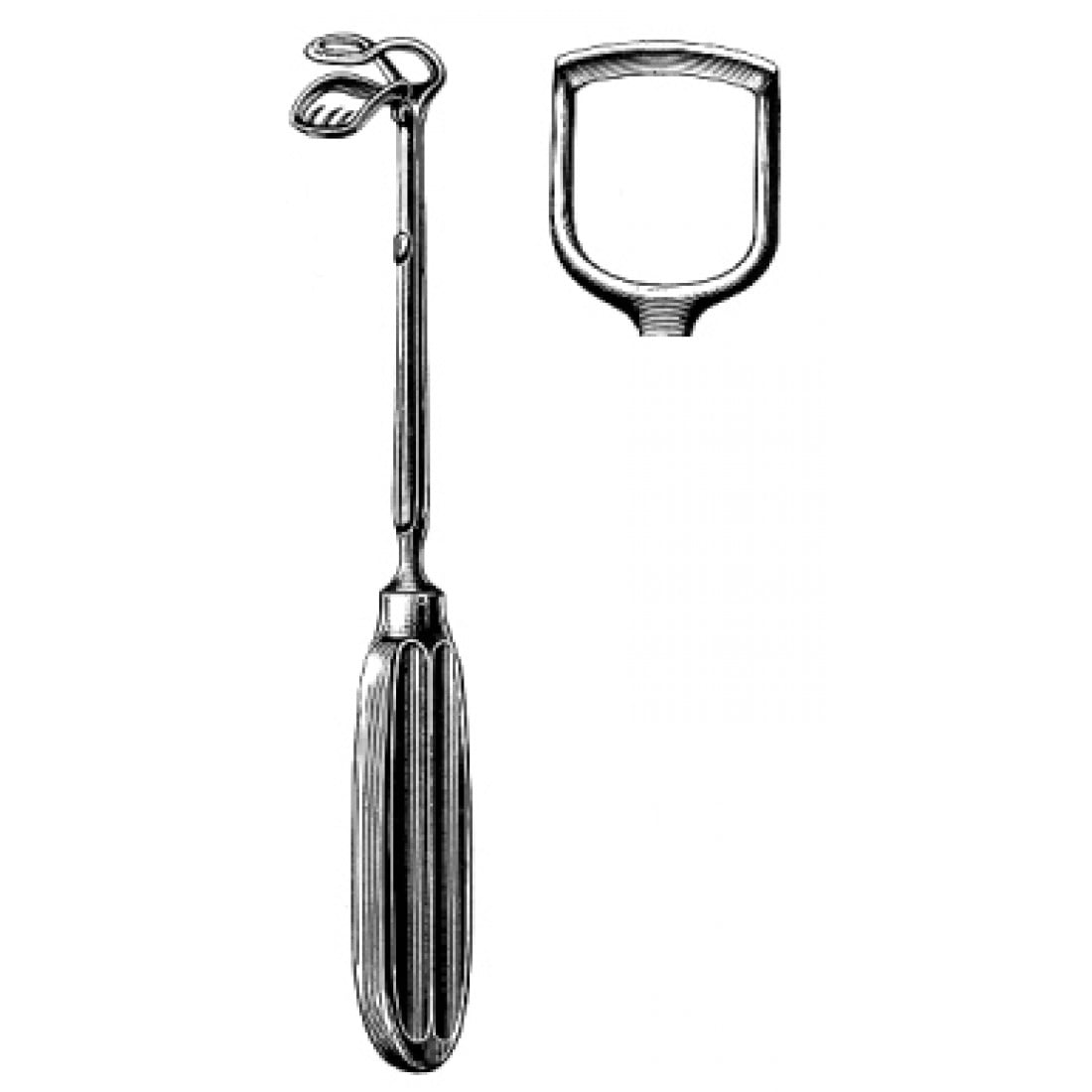 46.0860.16 ST. Clair Thomson Adenoid Küret 16mm, 21cm