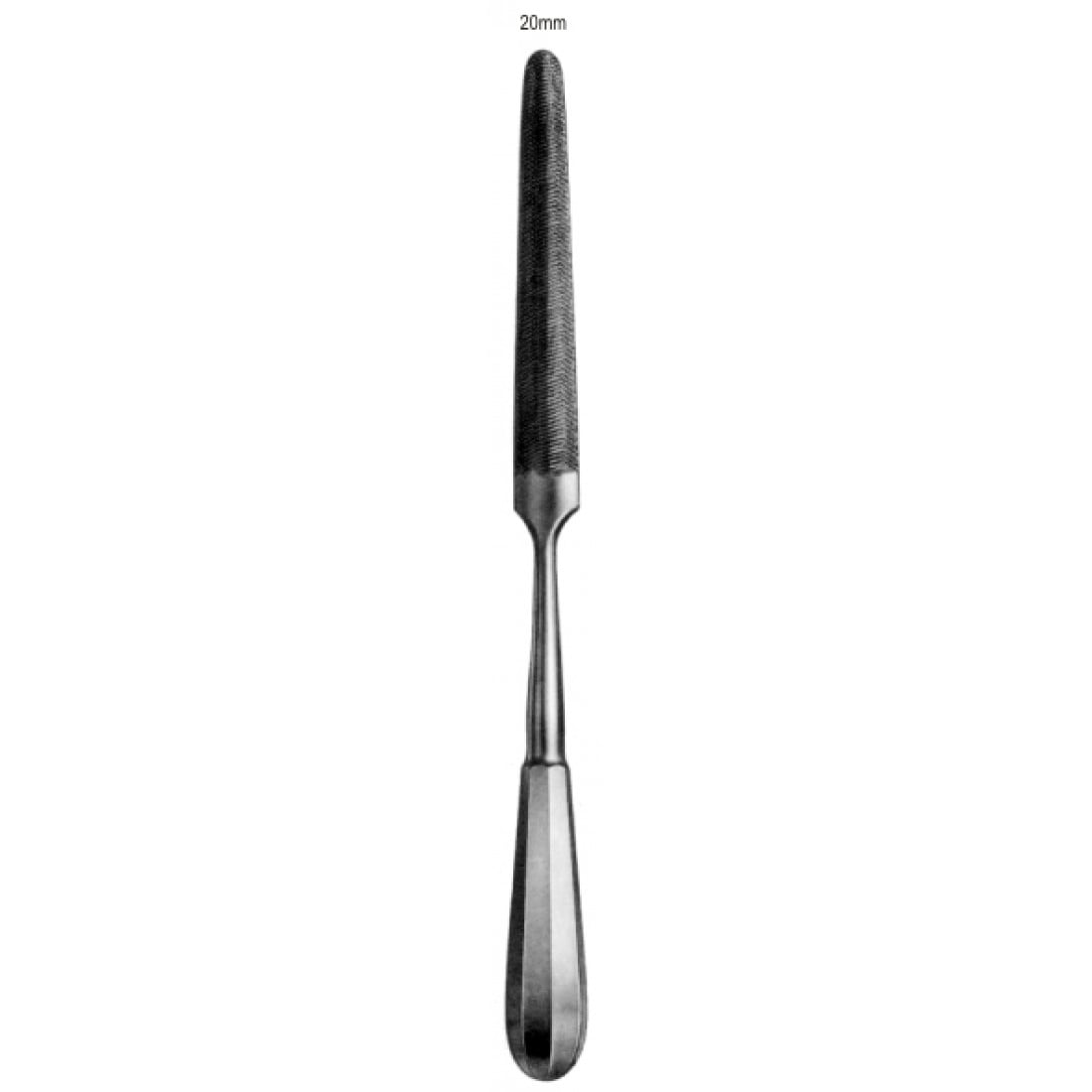28.0410.28 Kemik Raspası 20mm, 28cm