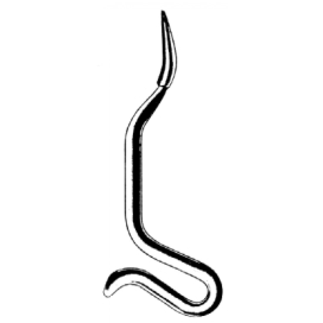 26.0340.26 Kuentscher Rayba, Kaval Kemiği İçin 8mm, 26cm