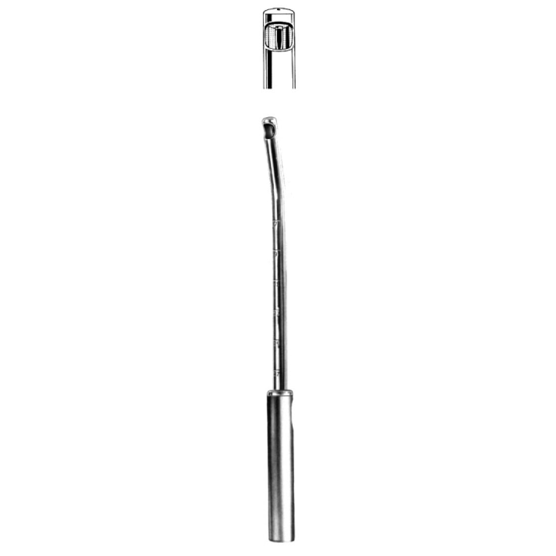 62.0600.10 Uterin Aspirasyon Küreti 10.0mm, 28cm
