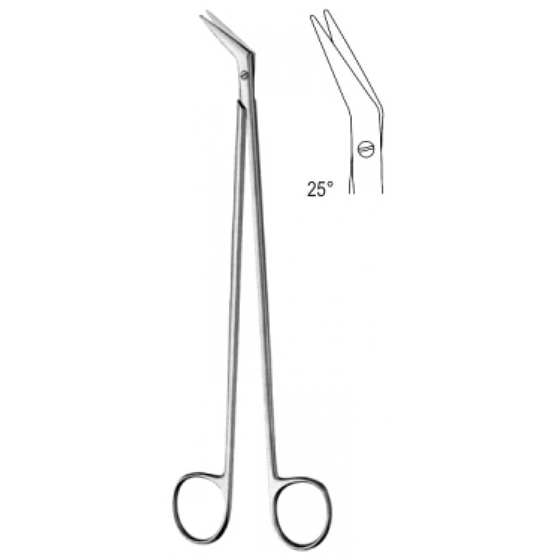 10.0534.23 DeBakey Vasküler Makas 23cm 25ø