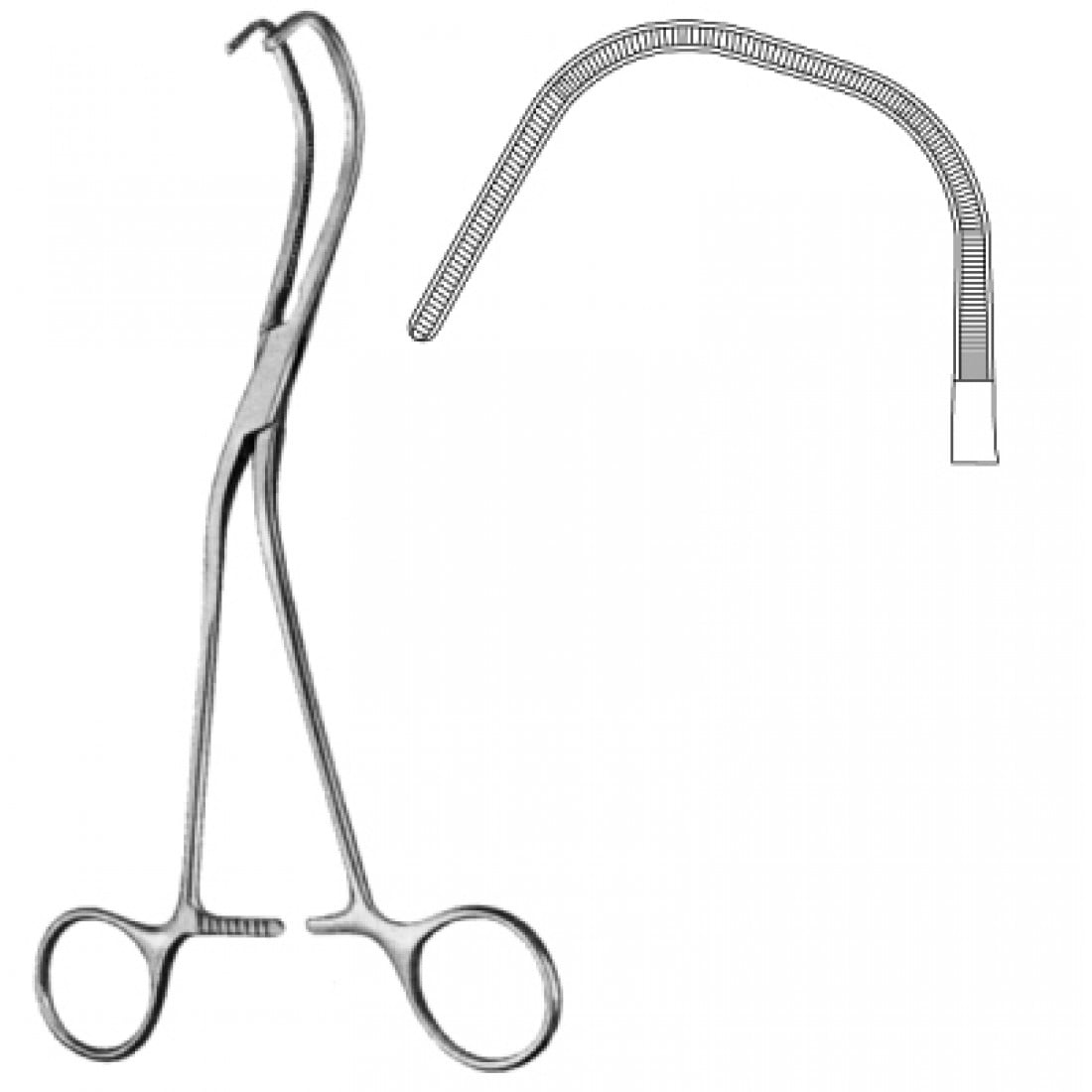 34.0226.22 Lambert-Kay Anastomoz Klemp Atravmatik 22cm