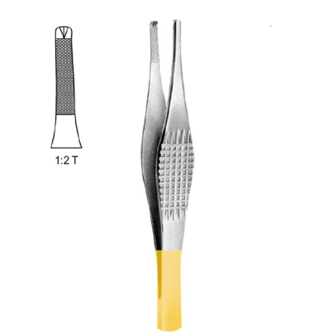 11.5178.18 Ramsay  Forseps 1x2T, 18cm TC