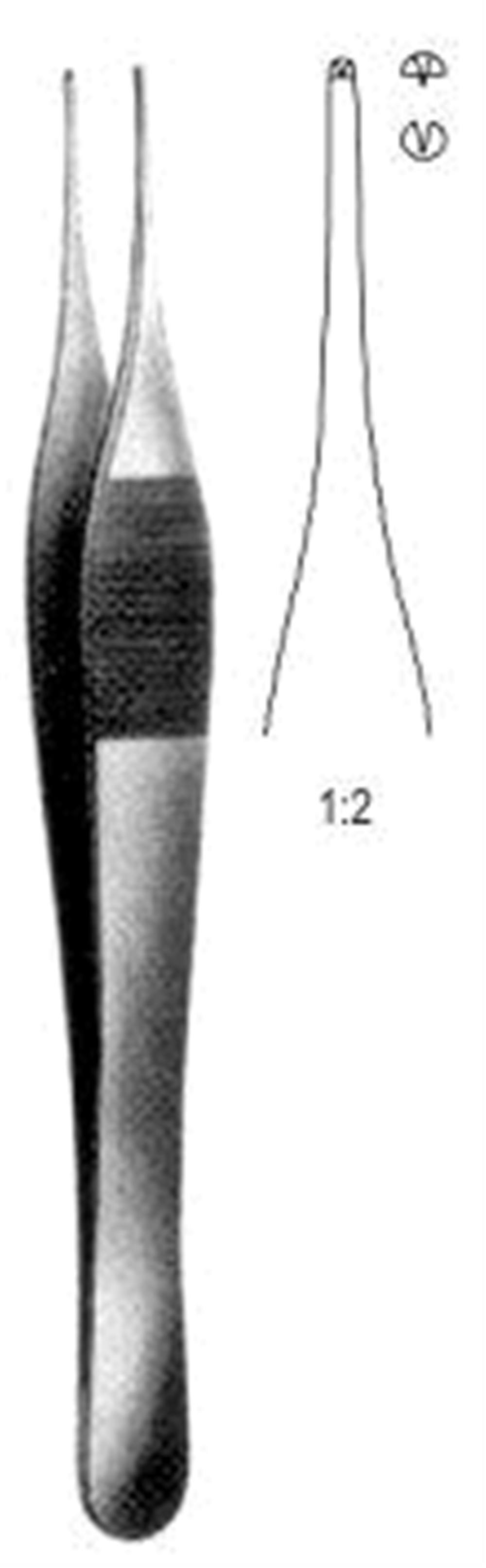 12.0162.18 Jafferson Doku Forsepsi 1x2T, 18cm