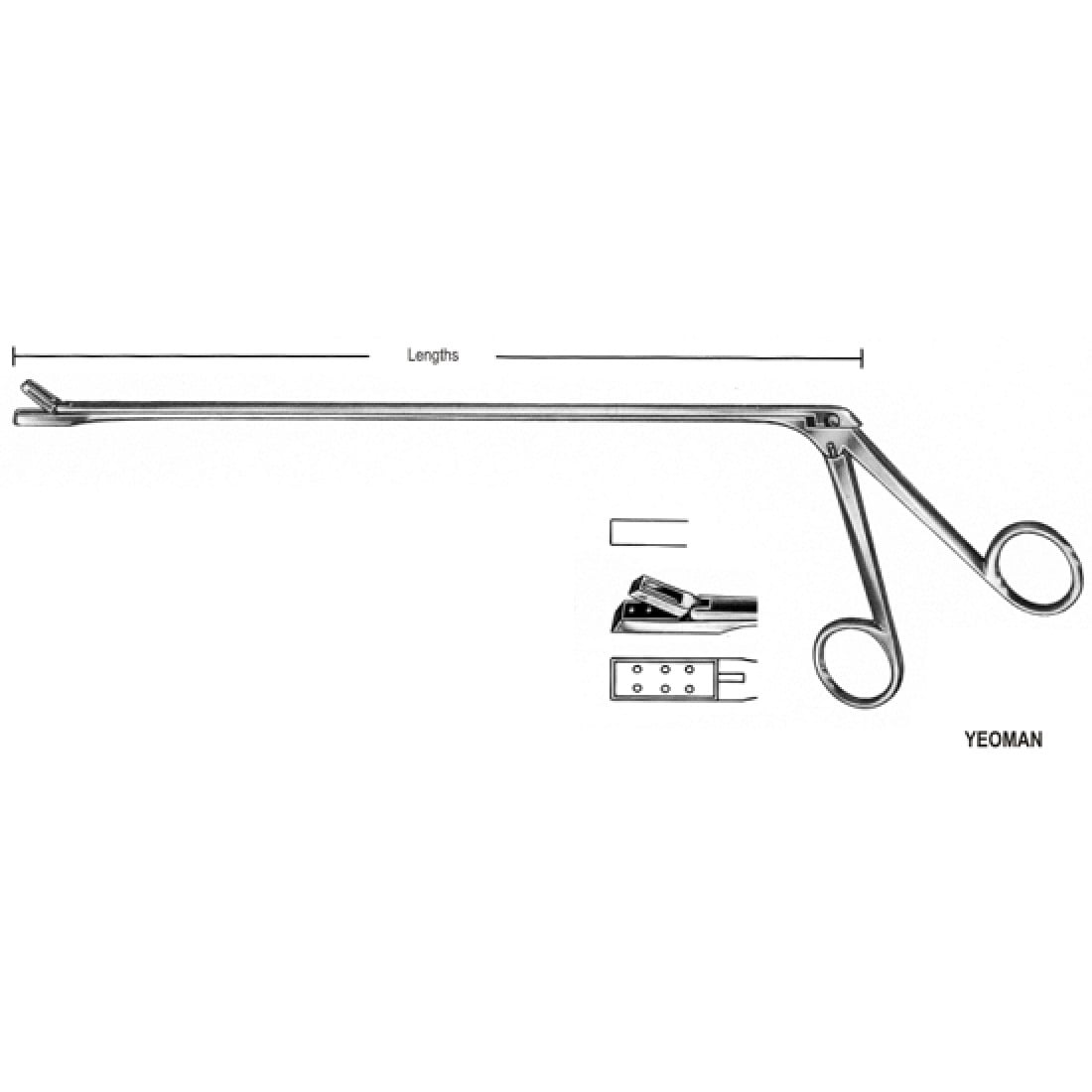 54.0416.35 Yeoman Rektal Biyopsi Örneği Alma Forsepsi Fig.4 35cm