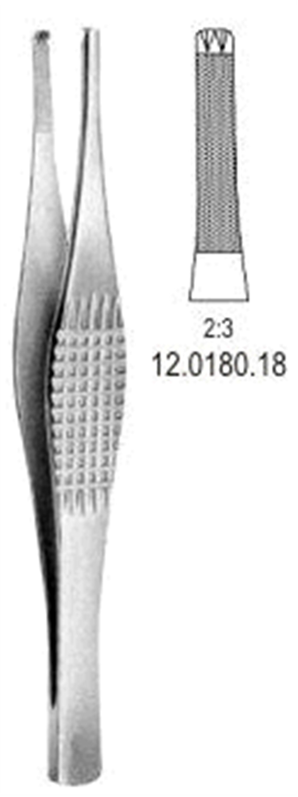 12.0180.18 Ramsay Doku Forsepsi 2x3T, 18cm