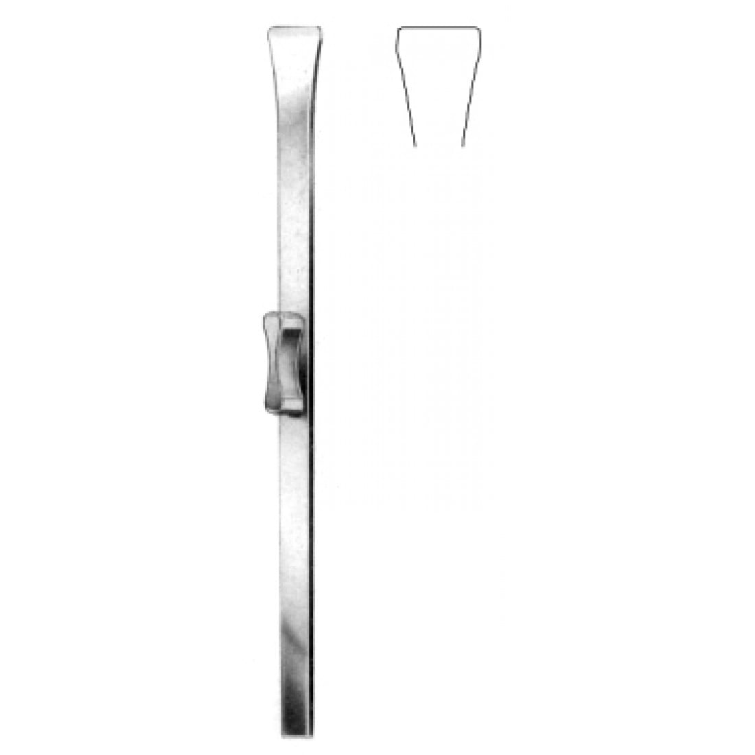 46.0644.10 Rubin Osteotom (stabilizatörlü) 10mm 18cm