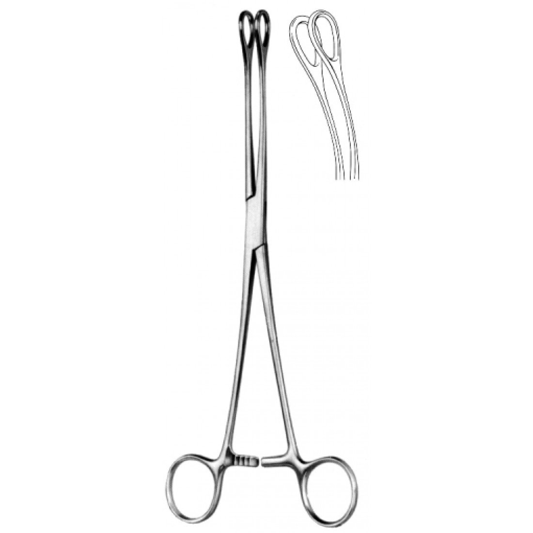 16.0081.20 Foerster Sünger Tutma Forsepsi  cvd 20cm