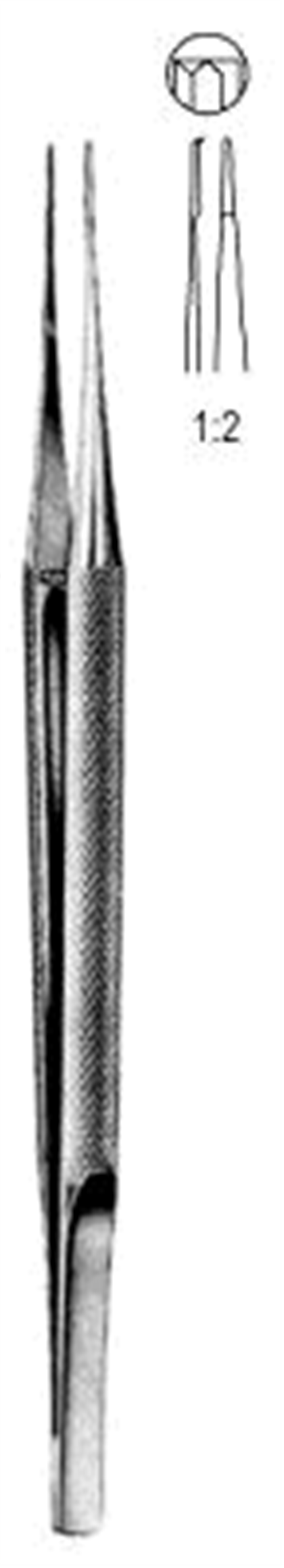 12.0328.18 Gomel Mikro Forseps 1x2T, R/H 18cm