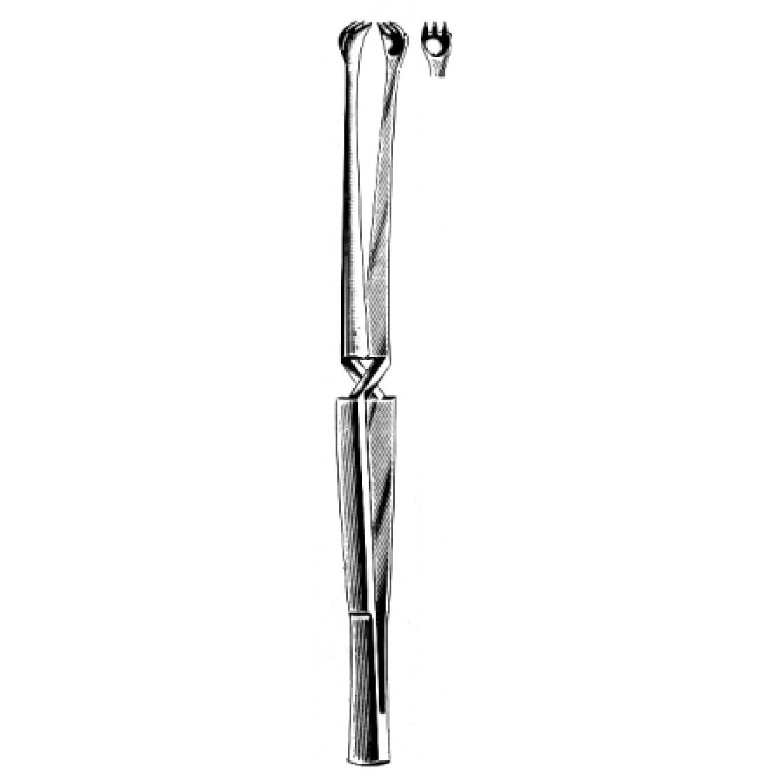 50.0154.22 Marschik Tonsil Tutma Forsepsi 22cm