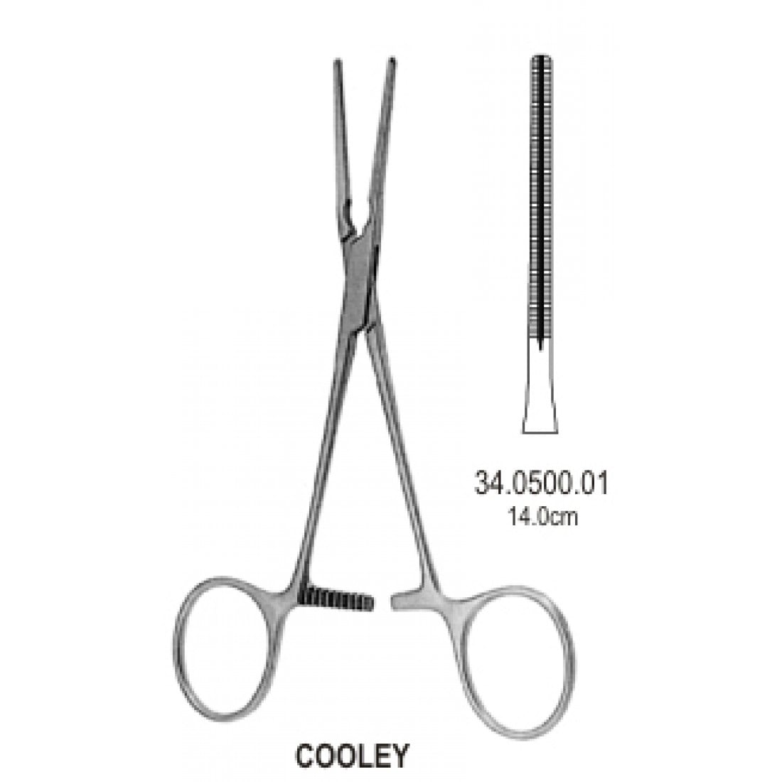 34.0500.01 Cooley Yenidoğan & Çocuk Klempi  14cm