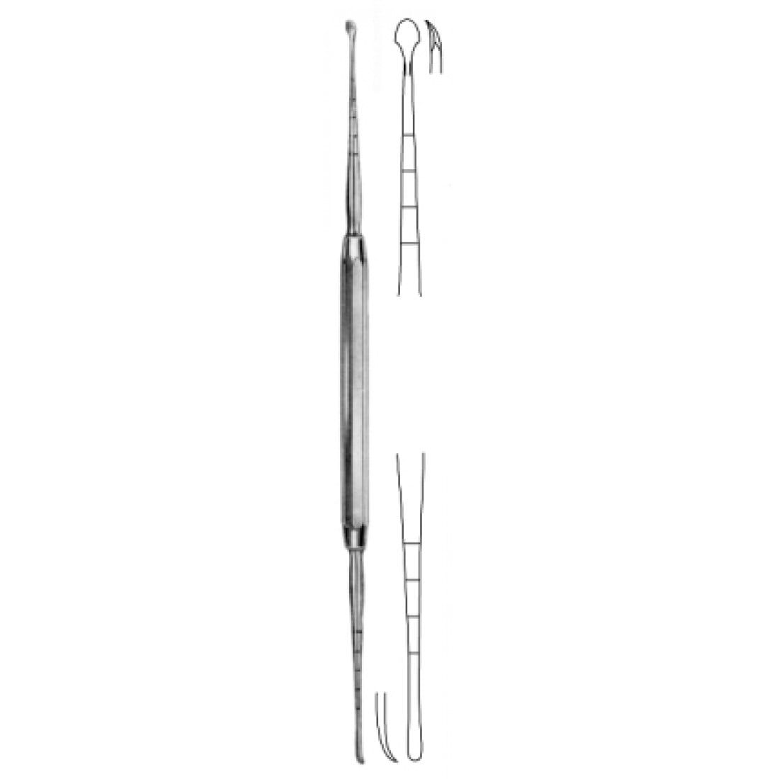 46.0514.21 Masing Septum Elevatör Çift Taraflı 21cm