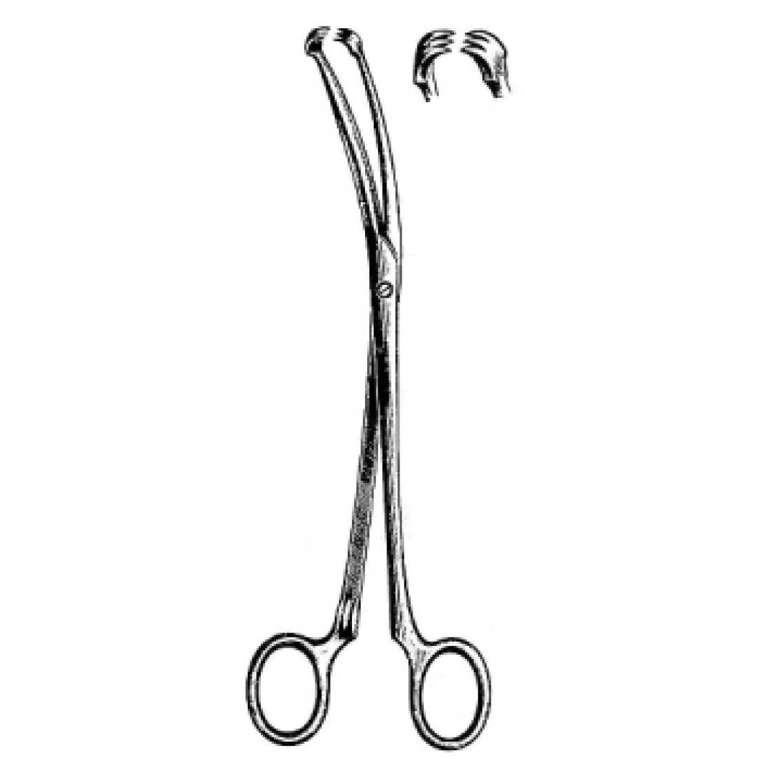 60.0610.23 Teale Vulsellum Forseps  23cm