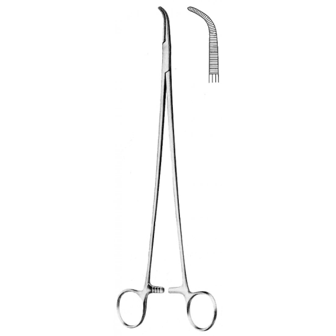 14.0358.27 Lawrence Hemostatik Forseps 28cm