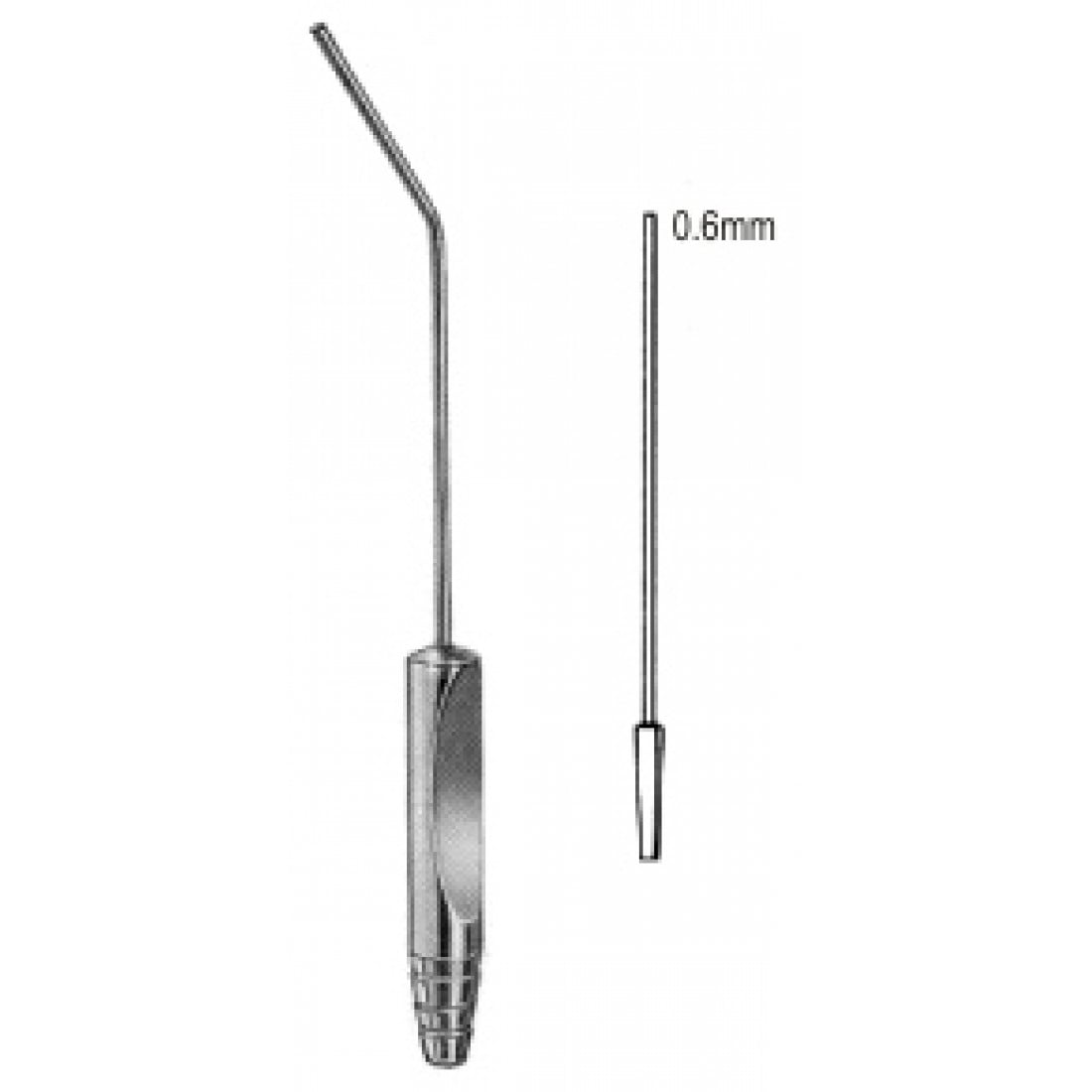 06.0290.06 Wullstein Mikro Aspirasyon Kanülü Ø 0.6mm