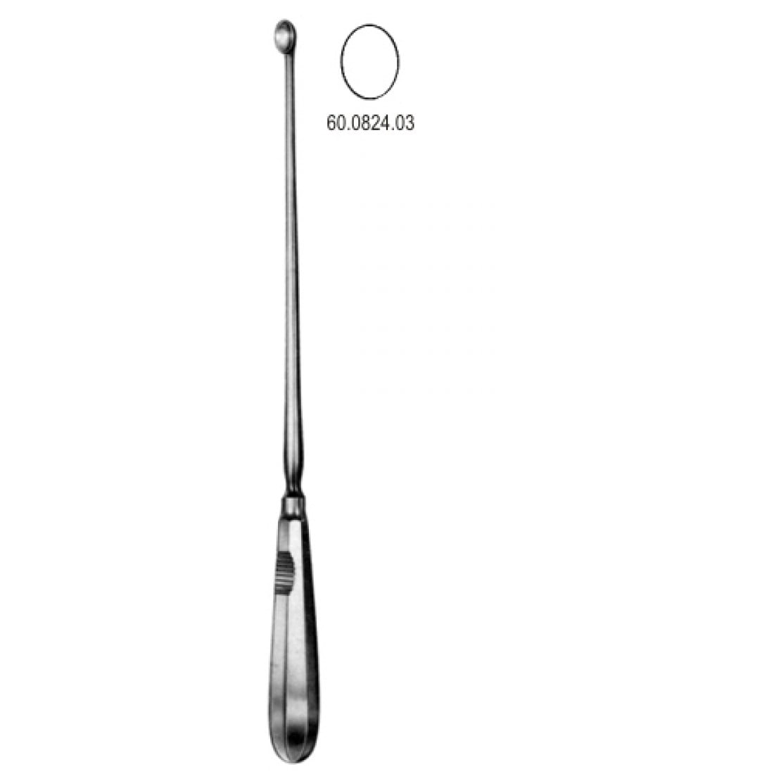 60.0824.03 Schroeder Rahim Kepçesi Keskin 10.0mm, 30cm
