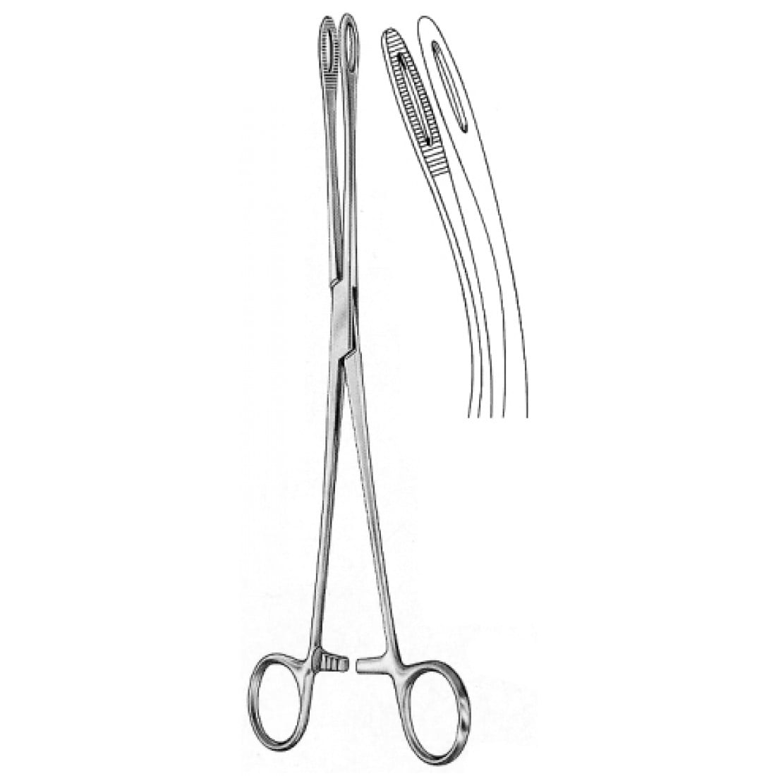 16.0077.25 Foerster  Forseps  cvd 25cm