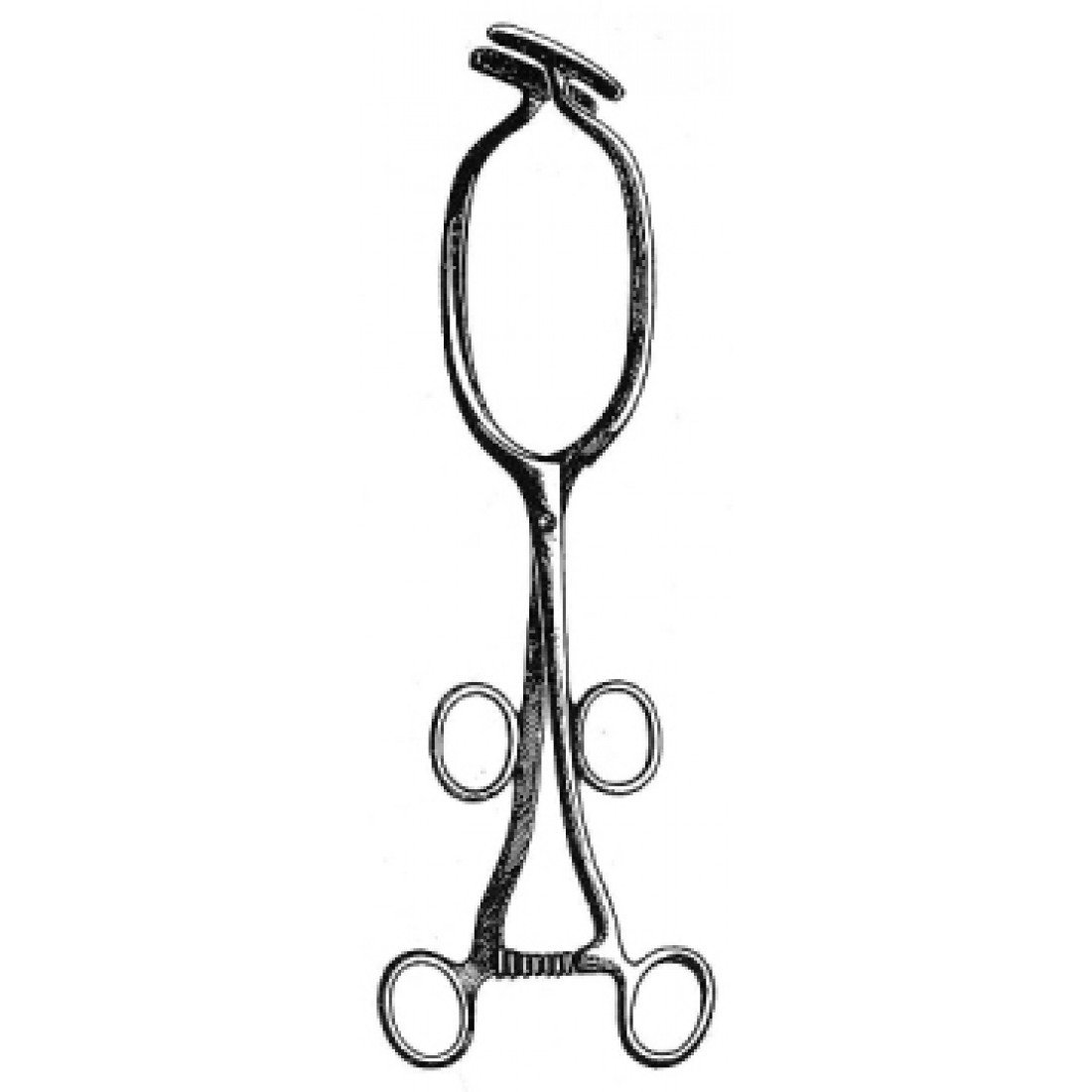 60.0674.27 Bonney Vajinal Forseps  27cm