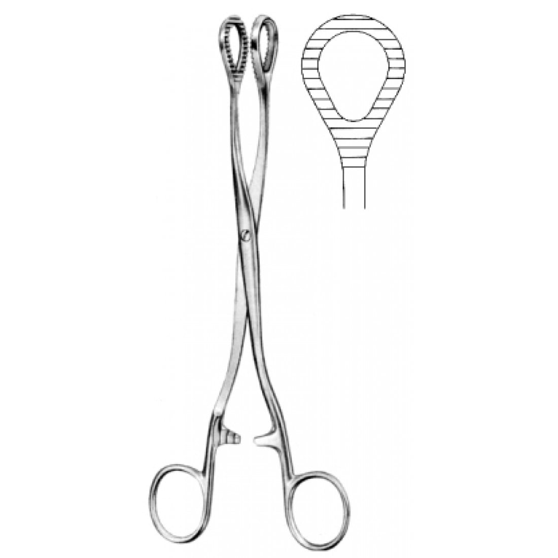 54.0382.20 Heywood Smith Hemoroid Forsepsi  21cm