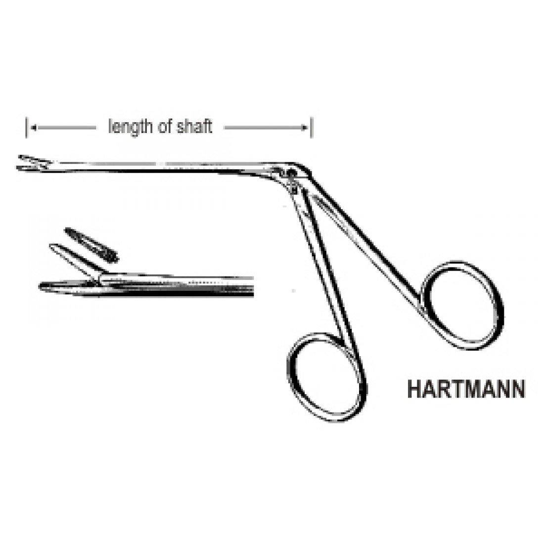 44.0170.08 Hartmann Alligator Forseps Tırtıklı 7mm, 8.5cm