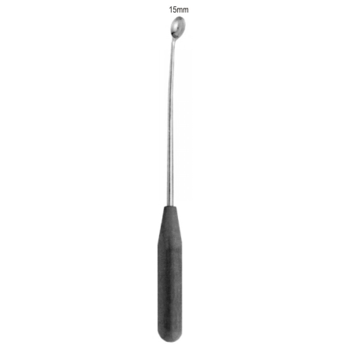 28.1484.28 Kemik Küreti Fiber Saplı, 15mm, 28cm