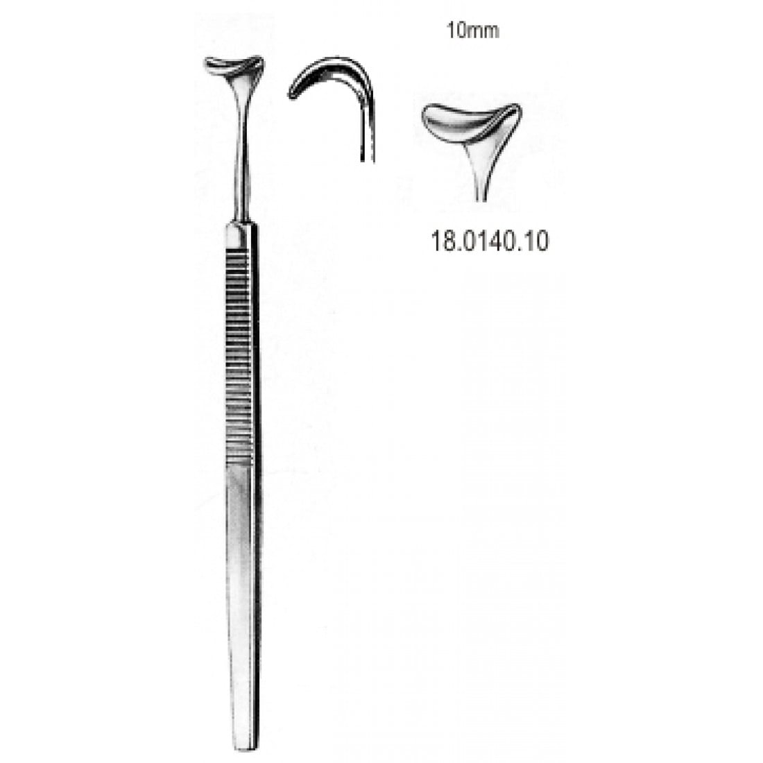 18.0140.10 Desmarres Ekartör Göz Kapağı 10x160mm