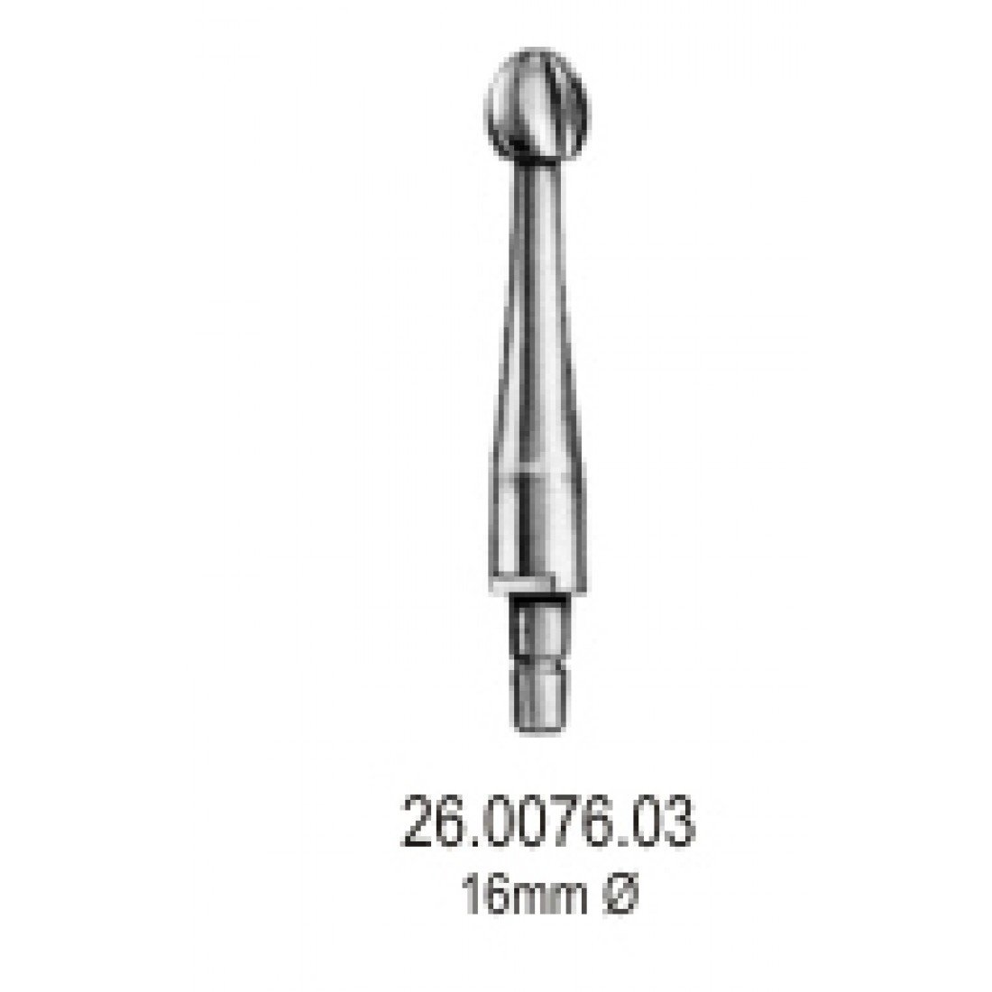 26.0076.03 Hudson El Matkabı Ucu 16.0mm