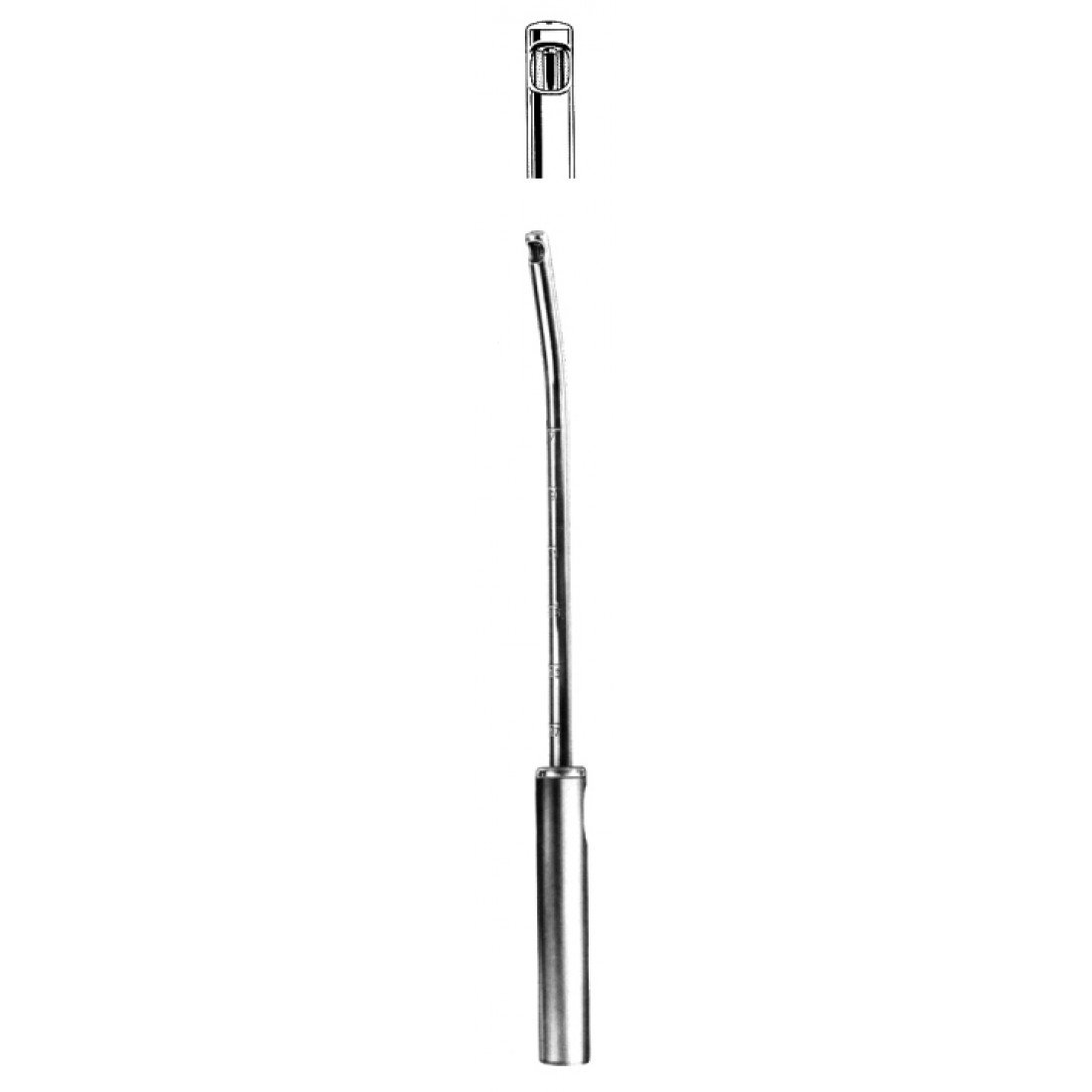 62.0600.08 Uterin Aspirasyon Küreti 8.0mm, 28cm