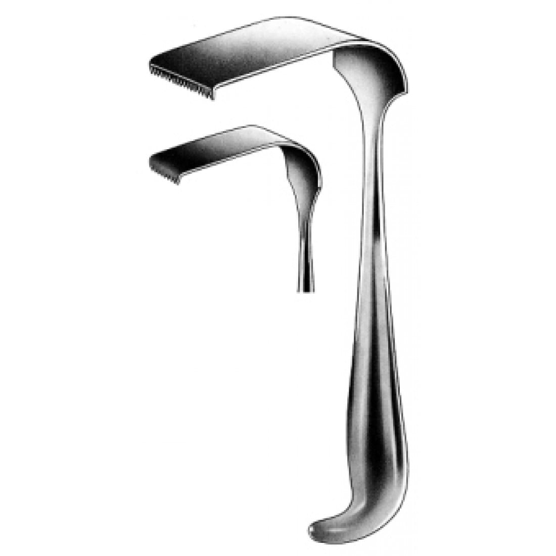 18.0510.02 Meyerding Retractor medium 75x25mm, 23cm