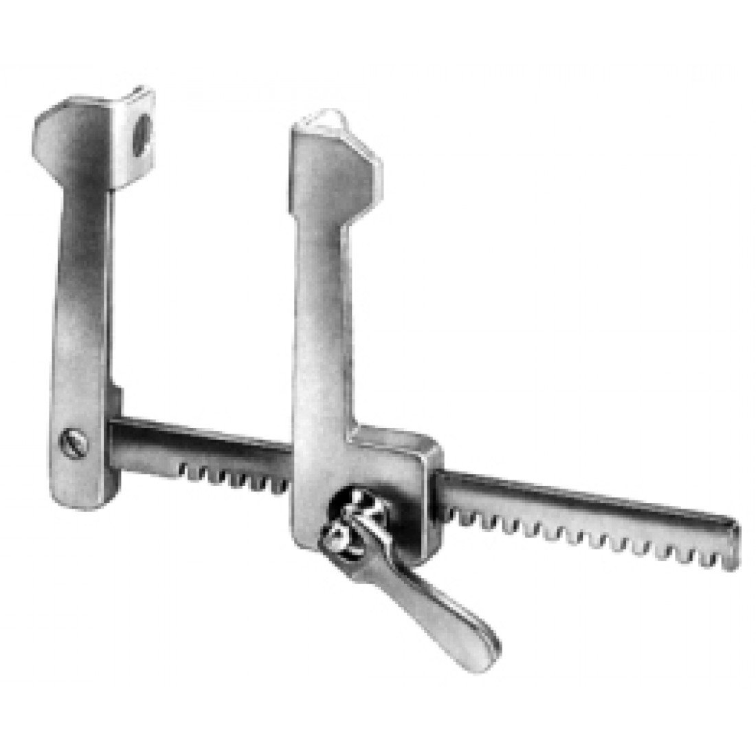 36.7400.02 Finochietto-Infant Sternum Ekartörü 15x15x75mm, Alüminyum
