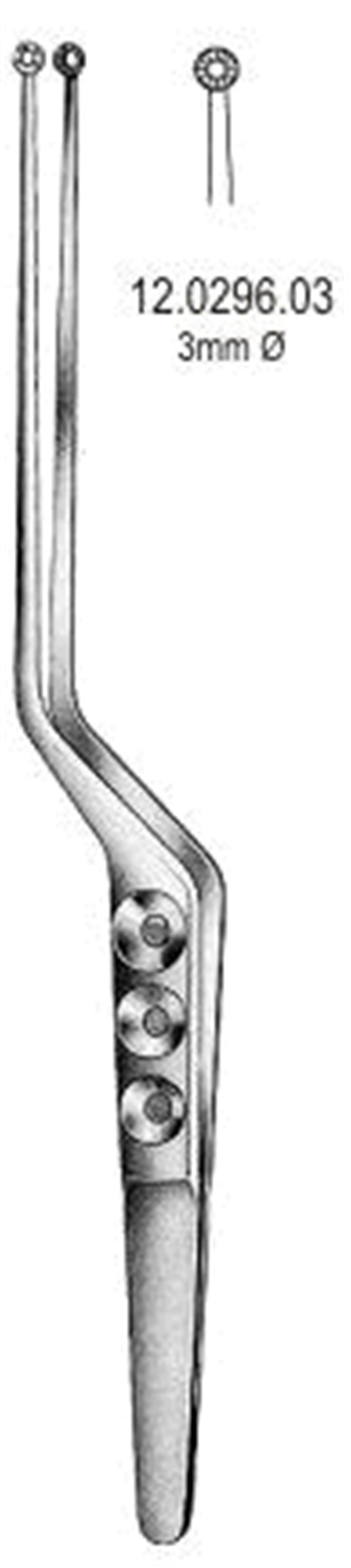 12.0296.03 Heifetz Tümör Forsepsi 3mm, 18cm