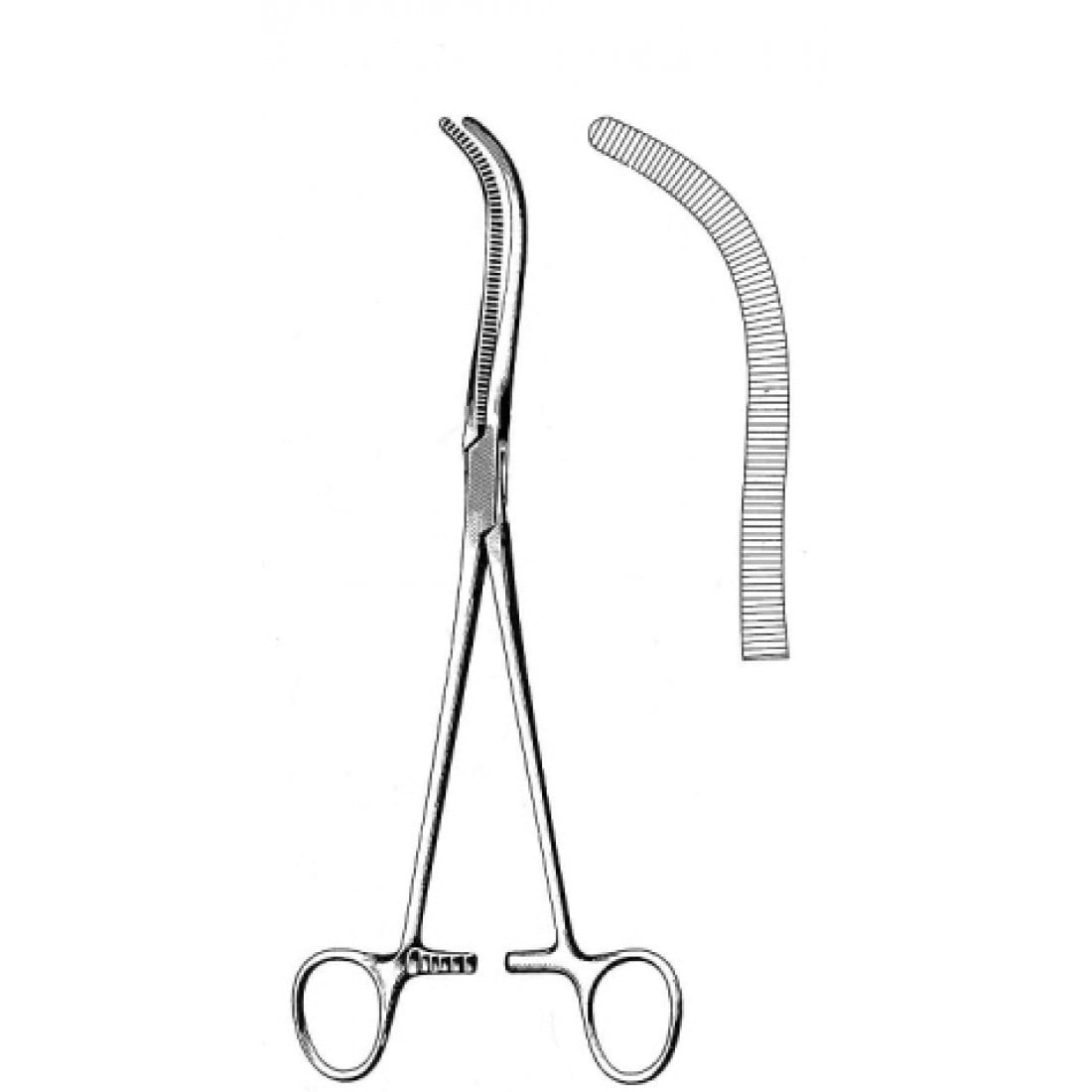 14.0456.23 Mayo Böbrek Pedikül Klempi 23cm