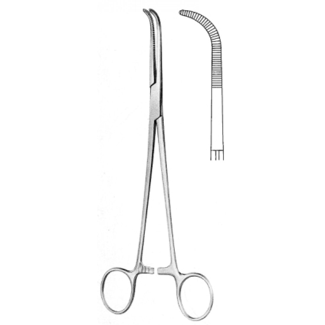14.0346.23 Mixter Safra Kesesi Forsepsi Eğri 23cm
