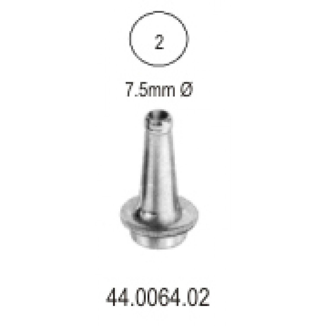 44.0064.02 Bruenings Kulak Spekulumu 7.5mm Fig.2