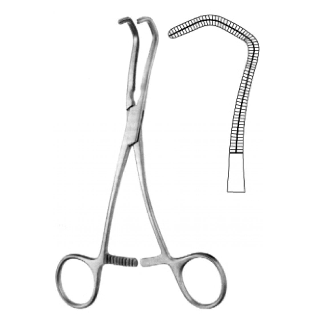 34.0594.17 Cooley Çok Amaçlı Atravmatik Klemp 17cm