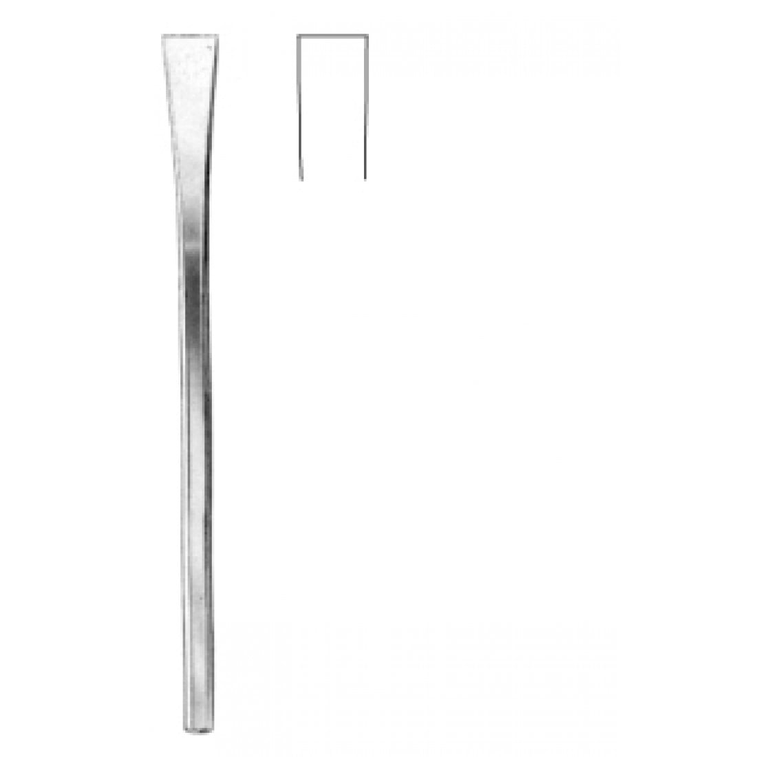 46.0640.07 Sheehan Nazal Osteotom, Altıgen Sap 7mm, 17cm