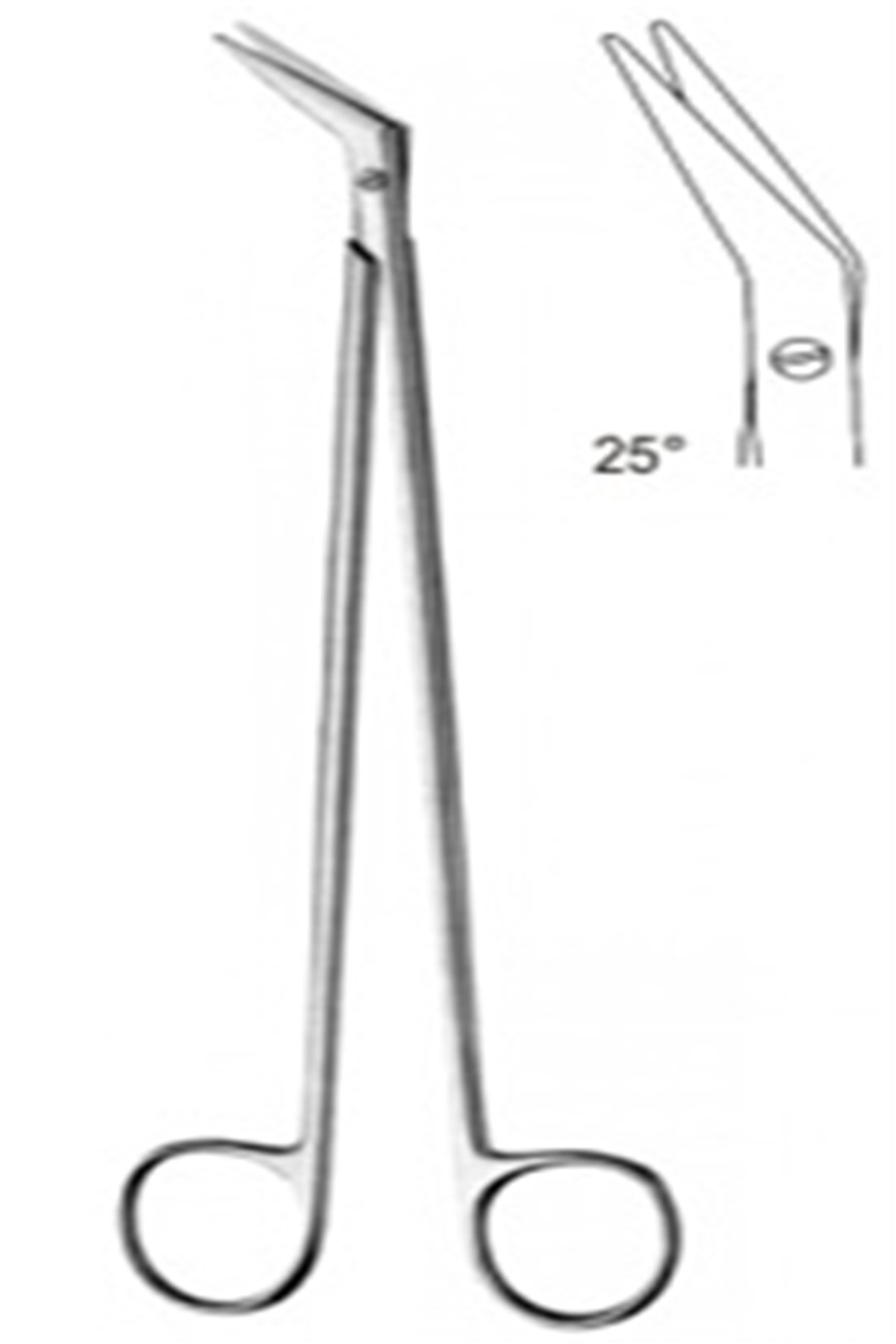 10.0534.28 DeBakey Vasküler Makas 28cm 25ø