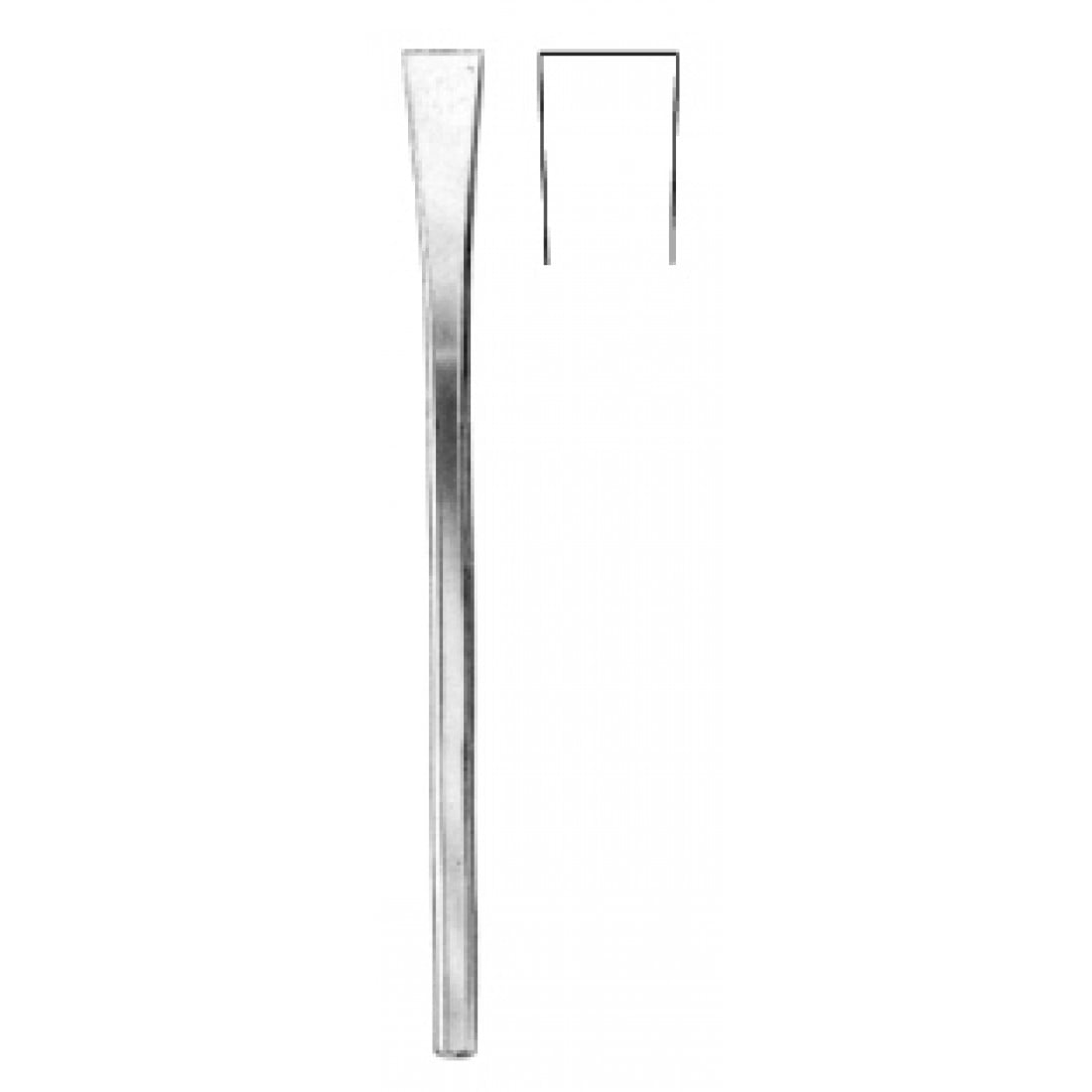 46.0640.10 Sheehan Nazal Osteotom, Altıgen Sap 10mm, 17cm