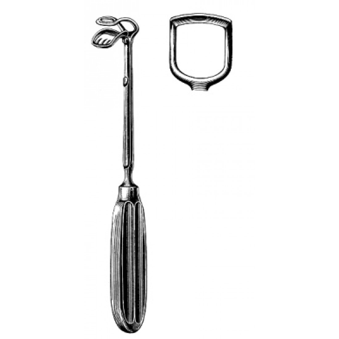46.0860.14 ST. Clair Thomson Adenoid Küret 14mm, 21cm