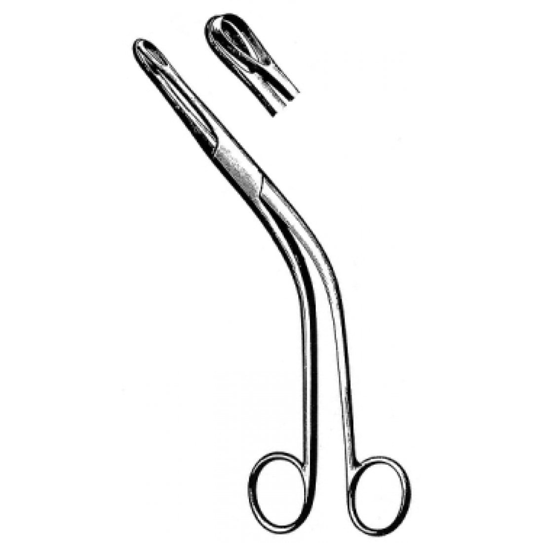 50.0220.21 Denis Brown Tonsil Tutma  Forsepsi Büyük 21cm