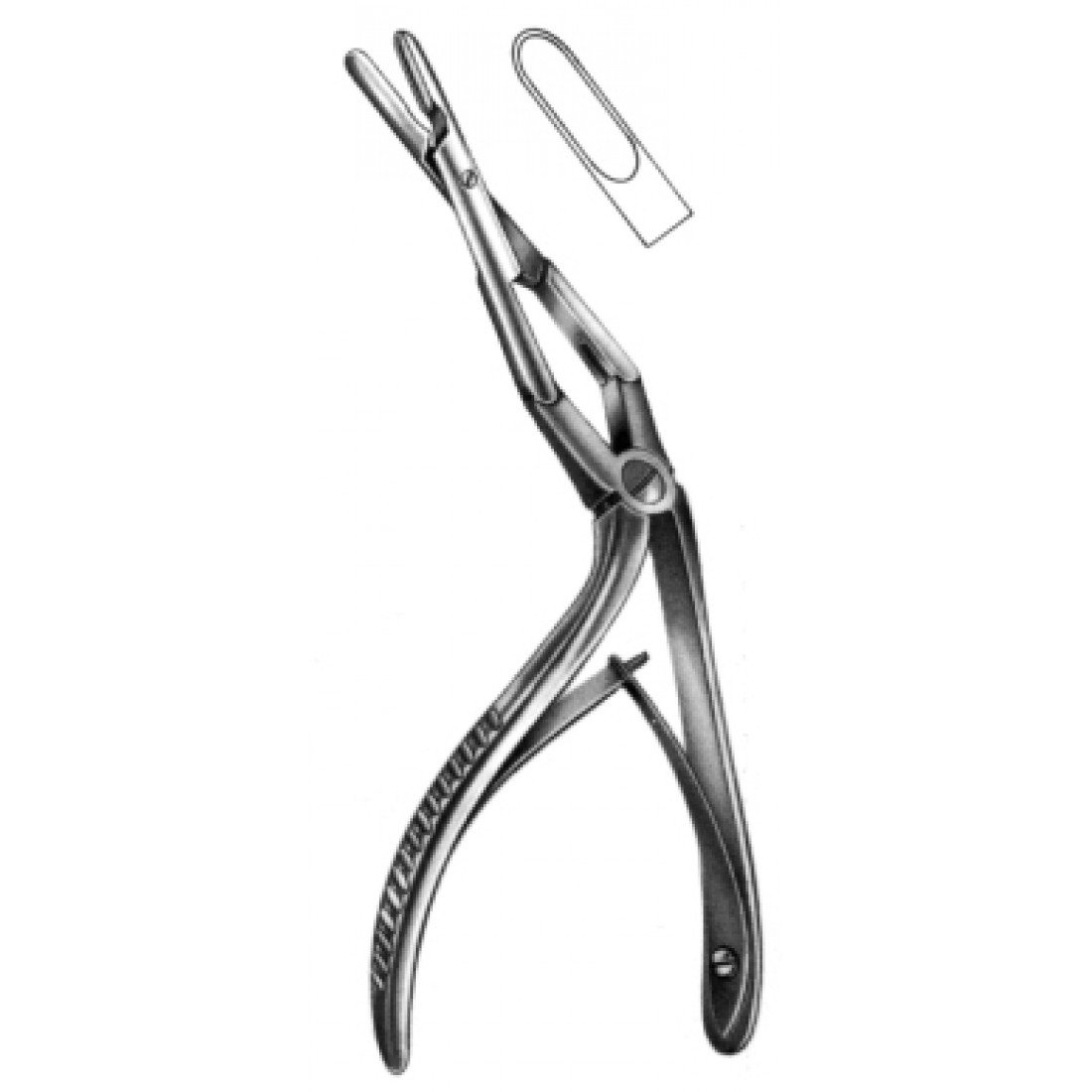 46.0324.19 Middleton-Jansen Septum  Forseps 19cm